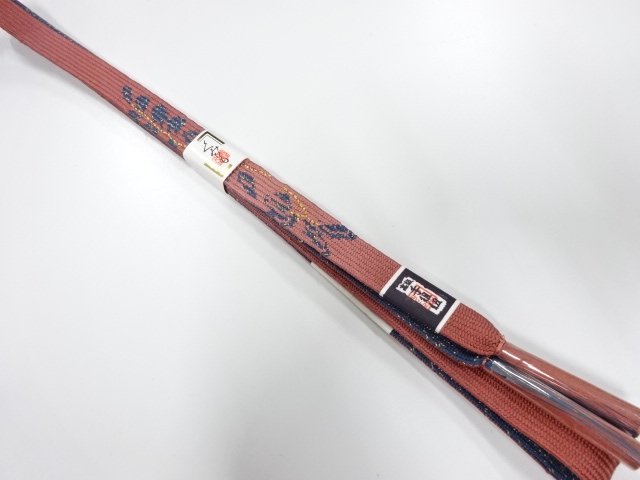 JAPANESE KIMONO / UNUSED KOREI HAND-TIED OBIJIME